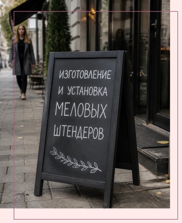 Меловые штендеры в Курске по цене от 6776 р. | Аванза-Кус